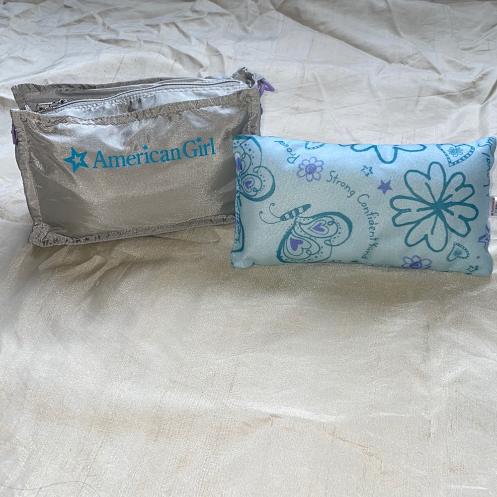 American Girl Doll Sleeping Bag and Pillow.
